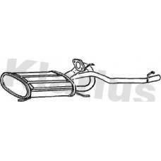 240597 KLARIUS Глушник вихлопних газів кінцевий