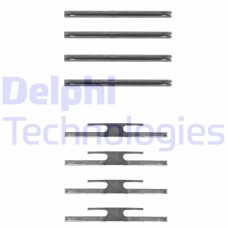 LX0186 DELPHI Комплектуючі колодки дискового гальма