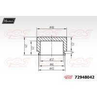 72948042 MAXTECH Поршень корпус скоби гальма