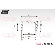 72948042 MAXTECH Поршень корпус скоби гальма