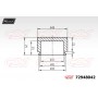 72948042 MAXTECH Поршень корпус скоби гальма