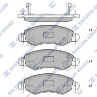 SP1601 Hi-Q Комплект гальмівних колодок дисковий гальм