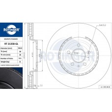 RT 21358-GL ROTINGER Гальмівний диск