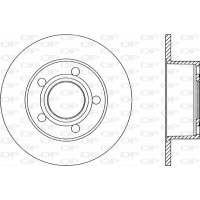 BDR1038.10 OPEN PARTS Гальмівний диск