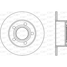 BDR1038.10 OPEN PARTS Гальмівний диск