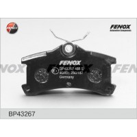 BP43267 FENOX Комплект гальмівних колодок дисковий гальм