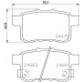 8DB 355 013-631 HELLA Комплект гальмівних колодок, дискове гальмо