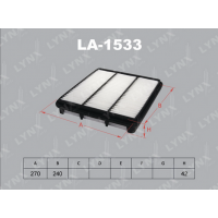 LA-1533 LYNXauto Повітряний фільтр