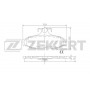 BS-1863 ZEKKERT Комплект гальмівних колодок дисковий гальм