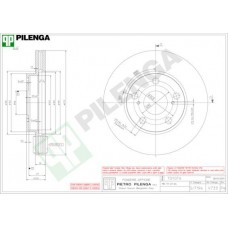V733 PILENGA Гальмівний диск