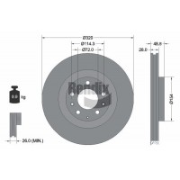 BDS1781 BENDIX Braking Гальмівний диск
