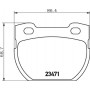 8DB 355 019-231 HELLA Комплект гальмівних колодок, дискове гальмо