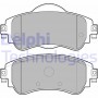 LP2228 DELPHI Комплект гальмівних колодок дисковий гальм