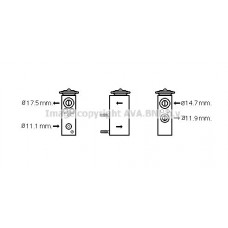 PE1348 AVA QUALITY COOLING Розширювальний клапан кондиціонера