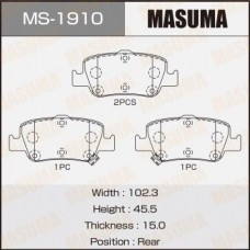 MS-1910 MASUMA Комплект гальмівних колодок