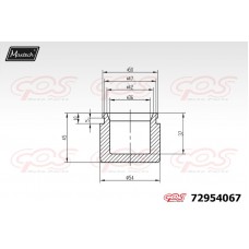 72954067 MAXTECH Поршень корпус скоби гальма