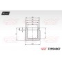 72954067 MAXTECH Поршень корпус скоби гальма