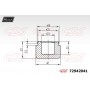 72942041 MAXTECH Поршень корпус скоби гальма