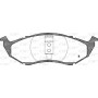 BPA0610.00 OPEN PARTS Комплект гальмівних колодок дисковий гальм
