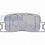 LP2703 DELPHI КомплеК т гальмівних колодок, дискове гальмо