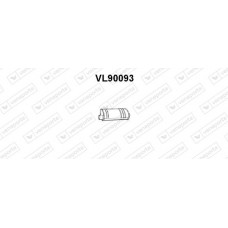 VL90093 VENEPORTE Глушник вихлопних газів кінцевий