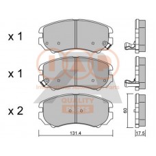 704-21022P IAP QUALITY PARTS КомплеК т гальмівних колодок, дискове гальмо