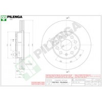 V861 PILENGA Гальмівний диск