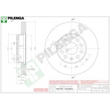 V861 PILENGA Гальмівний диск