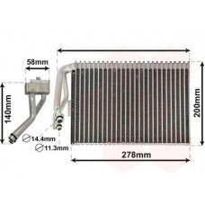 4700V073 VAN WEZEL Випарник кондиціонера