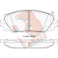 RB1774 R BRAKE КомплеК т гальмівних колодок, дискове гальмо