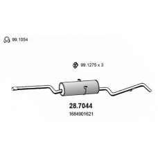 28.7044 ASSO Глушник вихлопних газів кінцевий