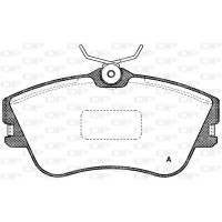 BPA0480.00 OPEN PARTS Комплект гальмівних колодок дисковий гальм