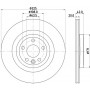 MDC2920C MINTEX Гальмівний диск
