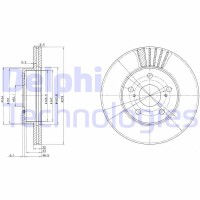 BG3171 DELPHI Гальмівний диск