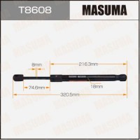 T8608 MASUMA Газова пружина кришка багажника
