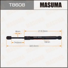 T8608 MASUMA Газова пружина кришка багажника