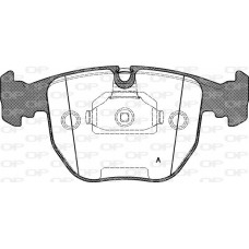 BPA0596.00 OPEN PARTS Комплект гальмівних колодок дисковий гальм