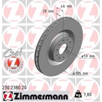 230.2380.20 ZIMMERMANN Гальмівний диск