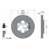 BDS1369 BENDIX Braking Гальмівний диск