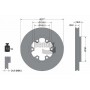 BDS1369 BENDIX Braking Гальмівний диск