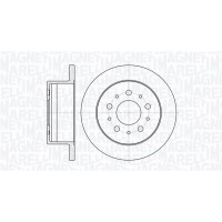 361302040133 MAGNETI MARELLI Гальмівний диск