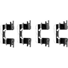 8DZ 355 202-691 HELLA Комплектуючі колодки дискового гальма