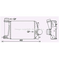 Интеркулер AVA QUALITY COOLING DN4415