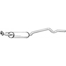 282-315 BOSAL Середній глушник вихлопних газів
