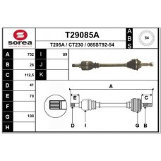T29085A EAI Привідний вал