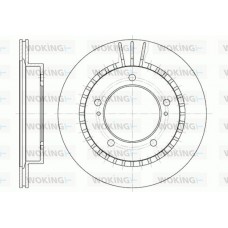 D6492.10 WOKING Гальмівний диск