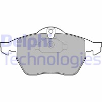 LP1600 DELPHI Комплект гальмівних колодок дисковий гальм