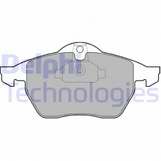 LP1600 DELPHI Комплект гальмівних колодок дисковий гальм