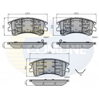 CBP3950 COMLINE Комплект гальмівних колодок дисковий гальм