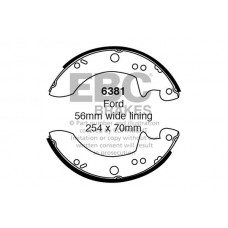 6381 EBC Brakes Комплект гальмівних колодок